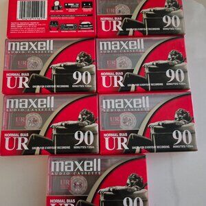 Maxell Audio Cassette, Normal Bias UR 90 Minutes